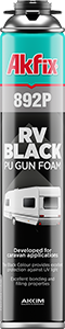 892P RV Black Pu Gun Foam